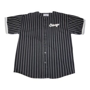 Vintage Starter Chicago White Sox Pinstripe Jersey Shirt MLB Genuine Merchandise
